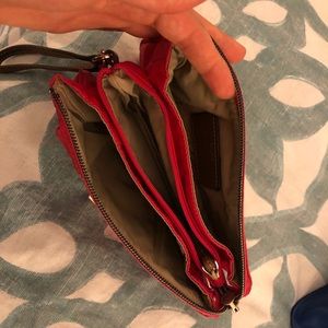 Pink Tumi Wristlet